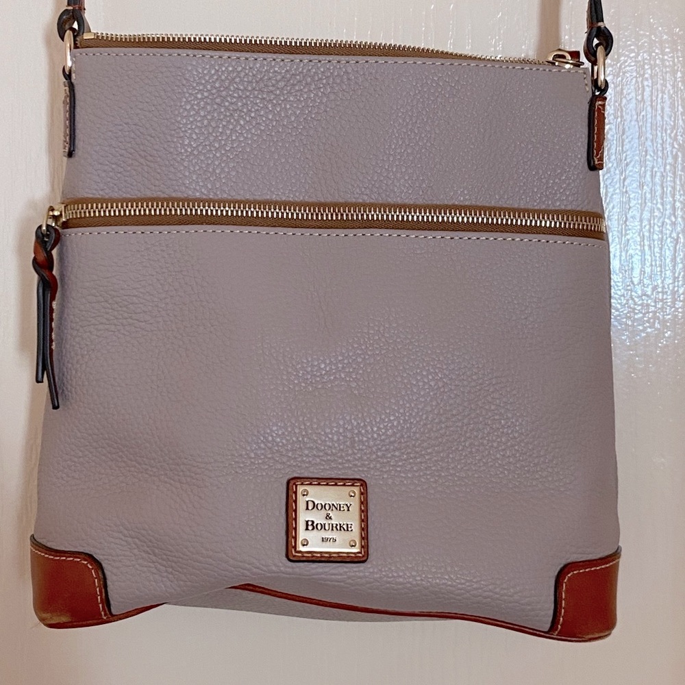 Dooney & Bourke Slate Pebble grain leather Crossbody
